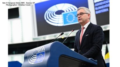 European Commissioner for Migration Magnus Brunner (photo © European Union 2025 - Source: EP Photographer: Christian Creutz)