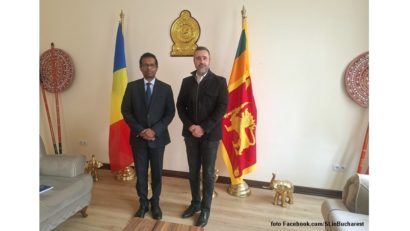 Talks on the welfare of Sri Lankan workers in Romania (photo Facebook.com/SLinBucharest)