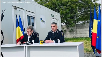 The activity report of the immigration police in Timiş (Photo Timiş County Immigration Service)