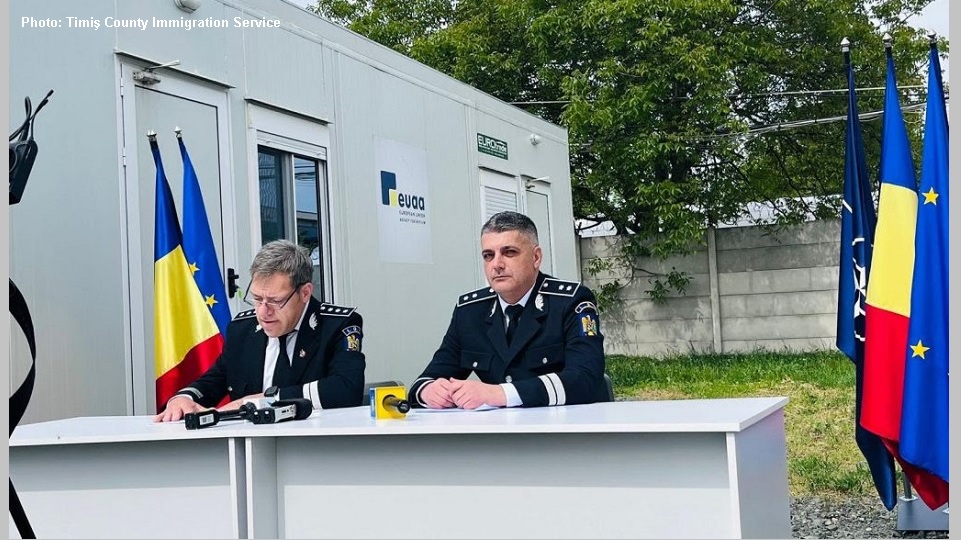 The activity report of the immigration police in Timiş (Photo Timiş County Immigration Service)